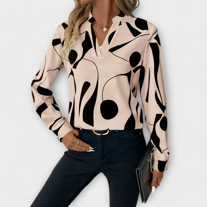 Lara Elegant Blouse With Design