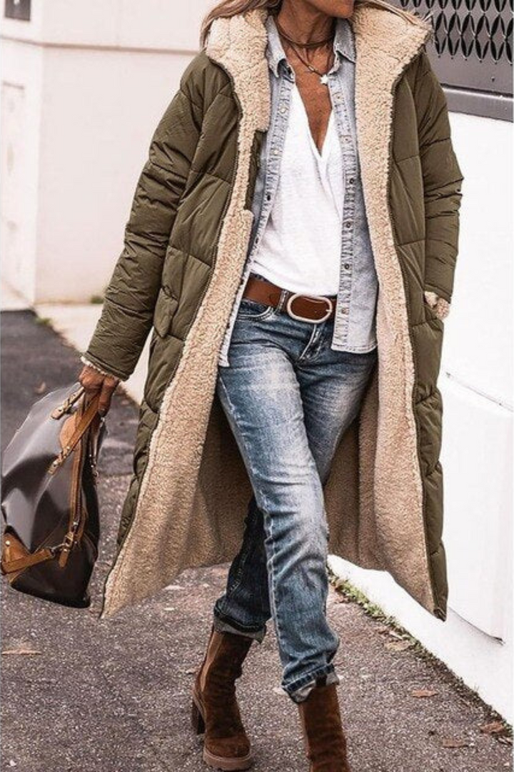 Sasha | Elegant Reversible Coat
