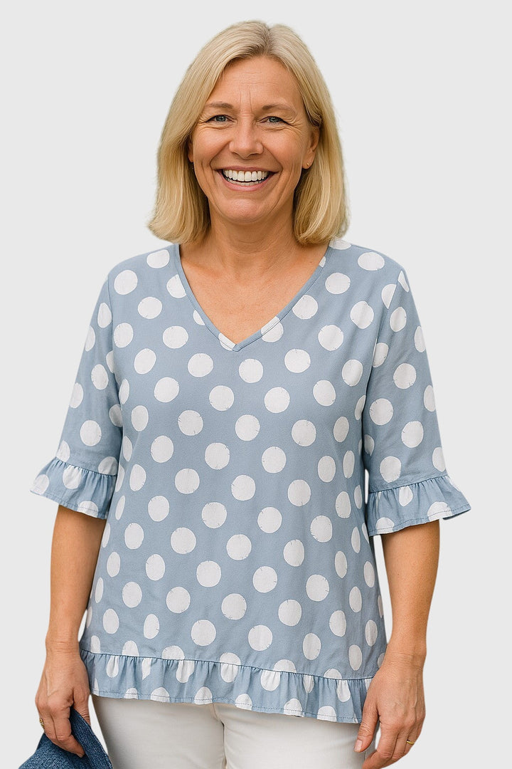 Eira | Blouse - Blue