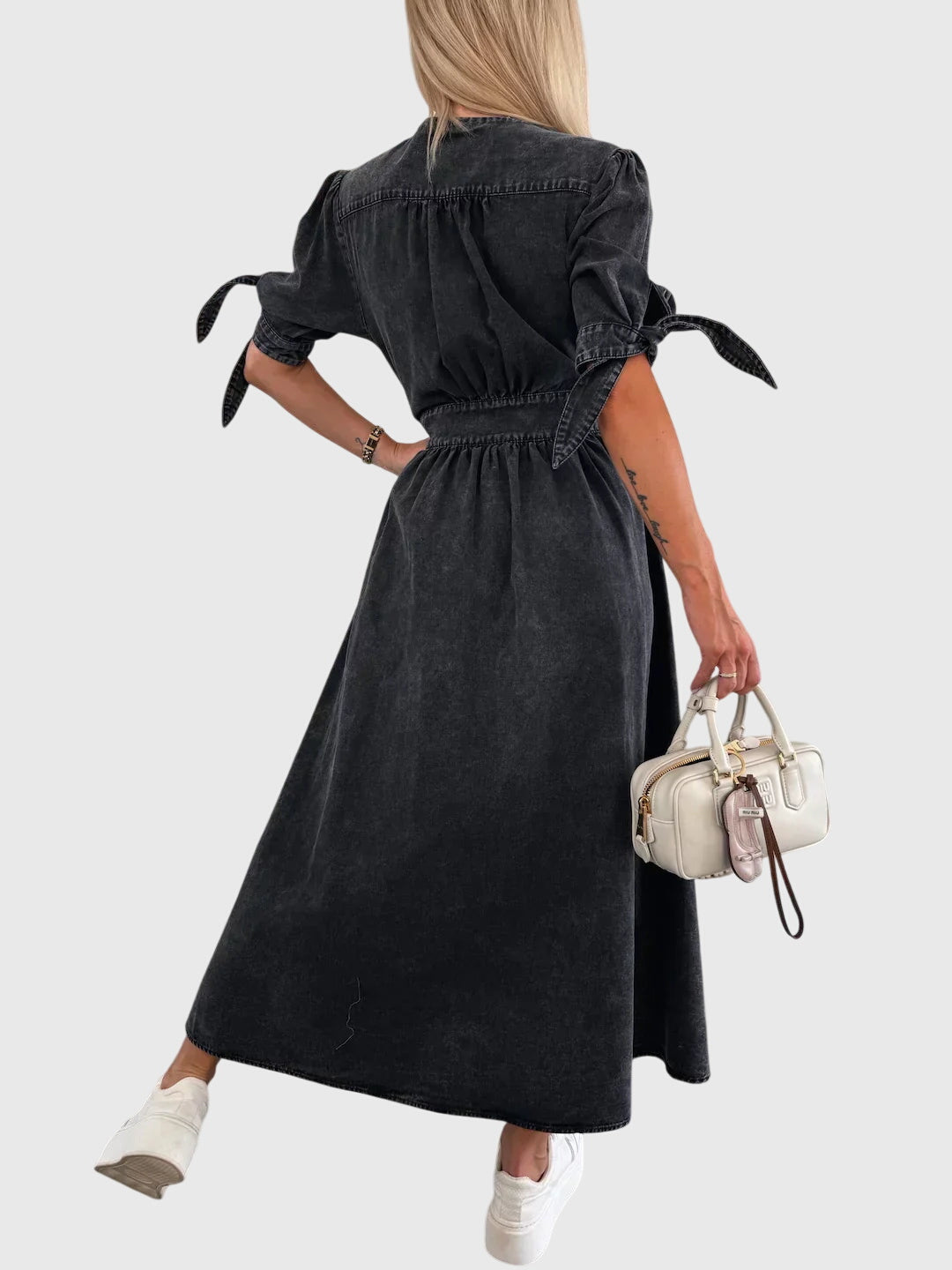 Sophia | Elegant Denim Dress