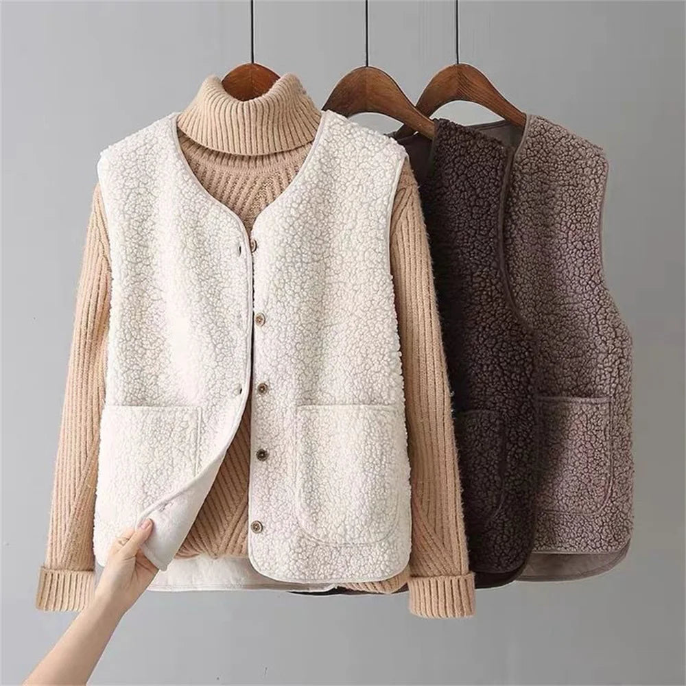 Faye | Luxe Fleece Vest