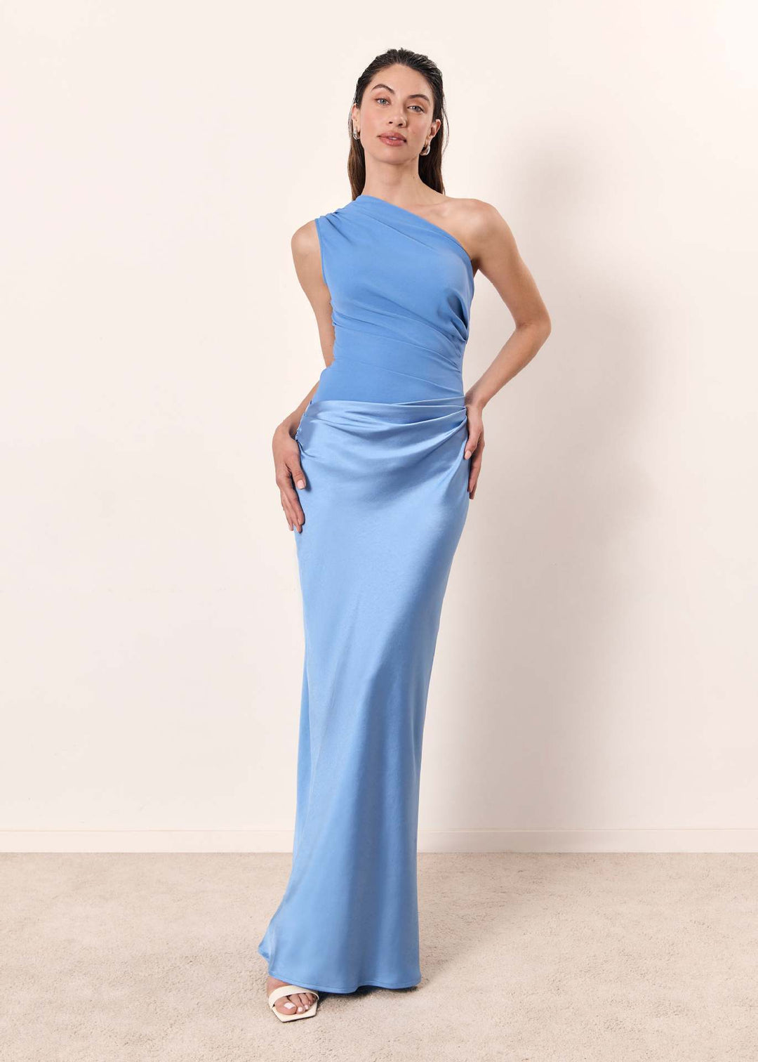 one shoulder maxi dress wedding guest Amazon.com: Caracilia Women's One Shoulder Sleeve Wedding Guest Maxi Dress Spring Satin Bodycon High Split Cocktail Formal Prom Dresses Army Green Small : Clothing, Shoes & Jewelry